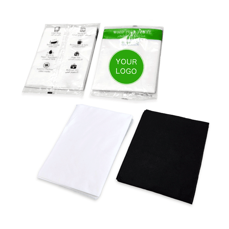 Quick Dry Spa Facial Paper Guest Wood Pulp Disposable Wet Hair Hand Bath Face Towels Disposable Towel For Beauty Salon